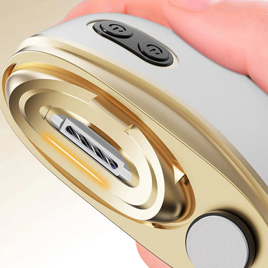 ๐
2-IN-1 ELECTRIC NAIL KIT - Rechargeable & Waterproof, Professional Manicure/Pedicure Set with 6 Attachments for Home Use ๐ ๐ง