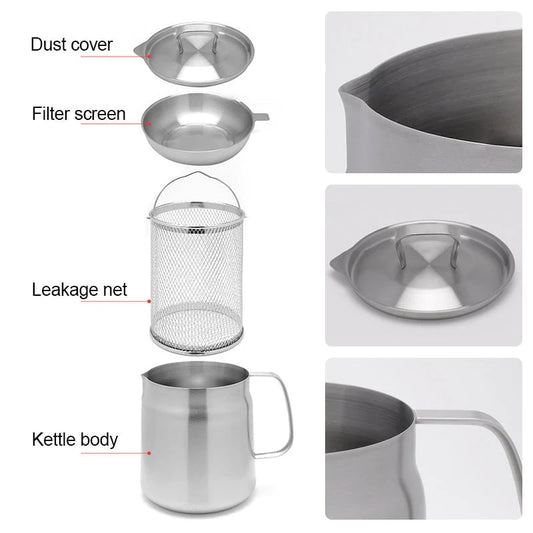 304 Stainless Steel, Large Capacity, Versatile Oil Filter Vessel( Free shipping )
