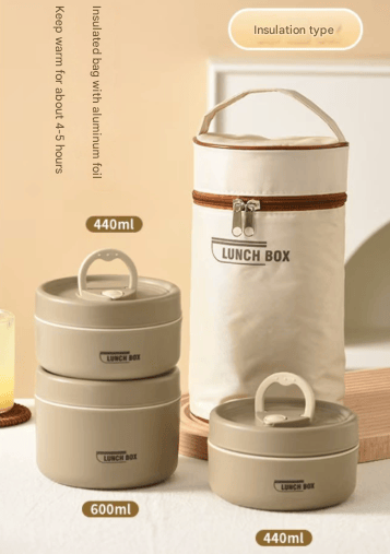 🔥🔥Portable Insulated Lunch Container Set🥗
