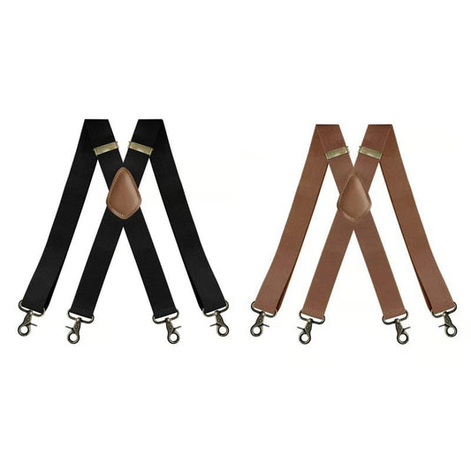 ๐ผ Comfortable 4โClip Work Suspenders for Men