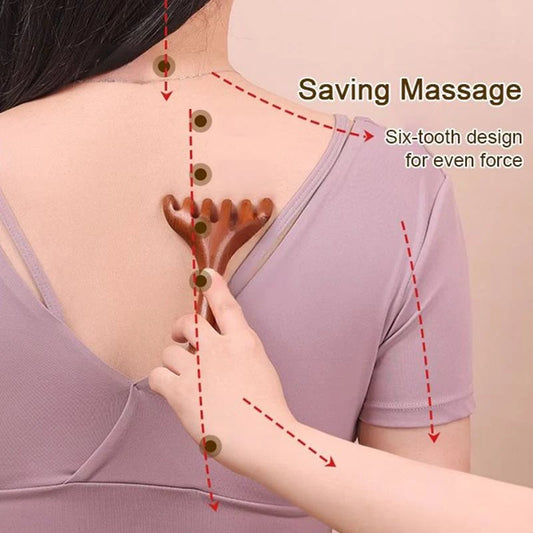 Six-claw Meridian Massage Comb