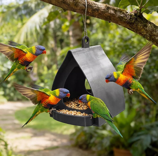 ๐ข๐ข50% OFF !! โฐHanging Bird Feeder for Garden with Roof๐ฆ