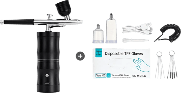 Electric Airbrush Kit with Compressor
