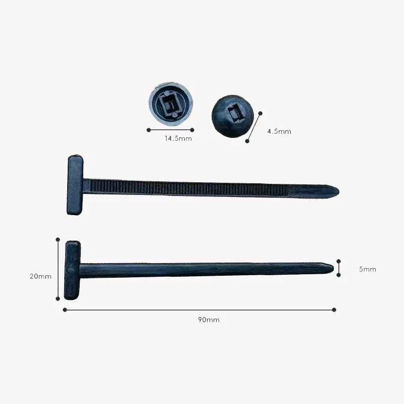 π Instant Car Fix π§ Nylon Universal Cable Tie Buckle - For Quick, Secure Vehicle Part Fastening!