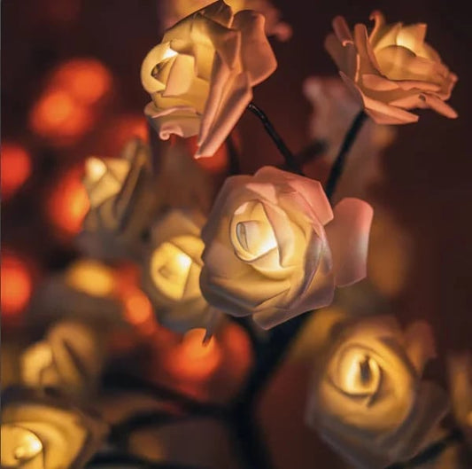 ๐ข๐ข50% OFF๏ผ๏ผโฐ๐นRose Flower Design Tree Night Light๐