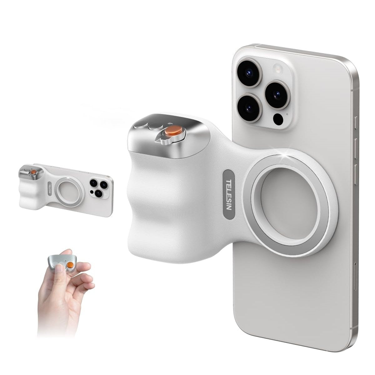TELESIN Fun Shot Magnetic Phone Camera Grip