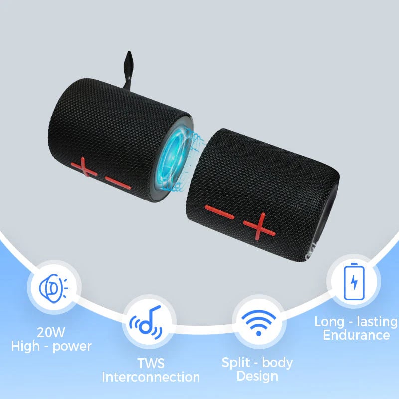 🎅Christmas Pre-sale🎁 2 in 1 Magnetic Dual Splittable Bluetooth Speaker