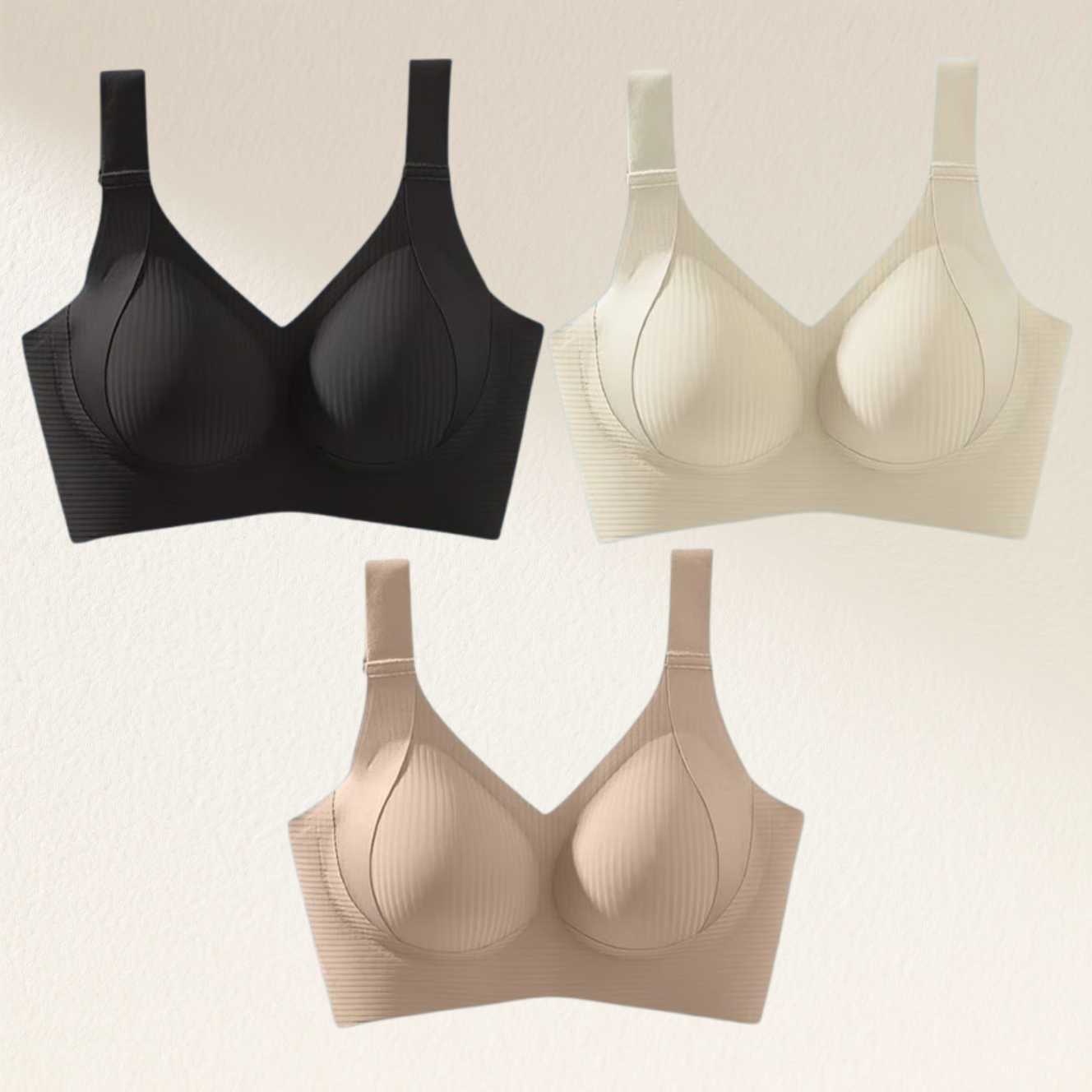 🎁Clearance Sale Buy 1 Get 3 Packs🔥 Super firming bra | Wire-free bra 👍 No more sagging breasts (3-Pack Value Set)