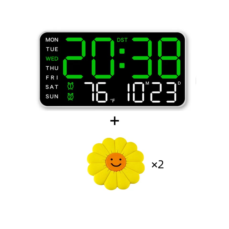 📢📢49% OFF!! ⏰Multifunctional decorative LED digital wall clock, the limitless digital clock for the modern Norwegian home