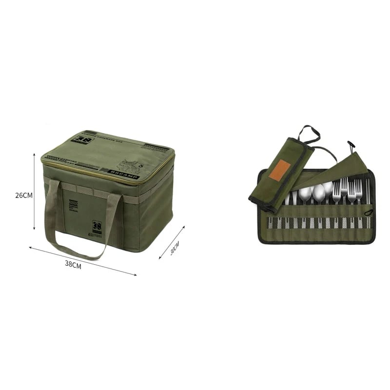 🔥Large Capacity Outdoor Folding Storage Bag Waterproof Portable Camping & Picnic Organizer