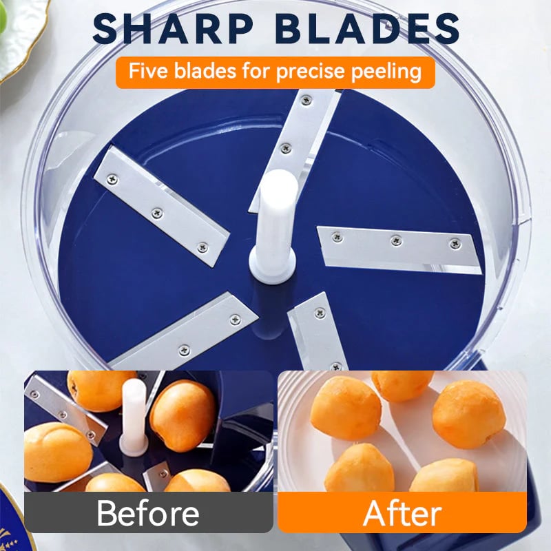 🎄 Special Offers for Christmas 🎄Transparent Electric Fruit and Vegetable Peeler