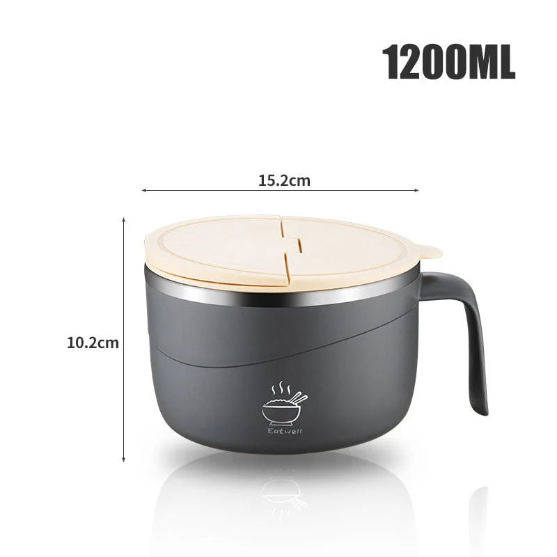 🔥Limited Time Promotion 50% OFF🔥304 Stainless Steel Insulated Ramen Bowl