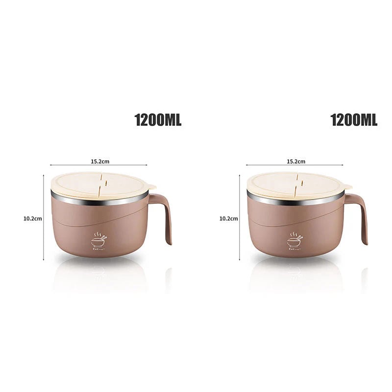 🔥Limited Time Promotion 50% OFF🔥304 Stainless Steel Insulated Ramen Bowl
