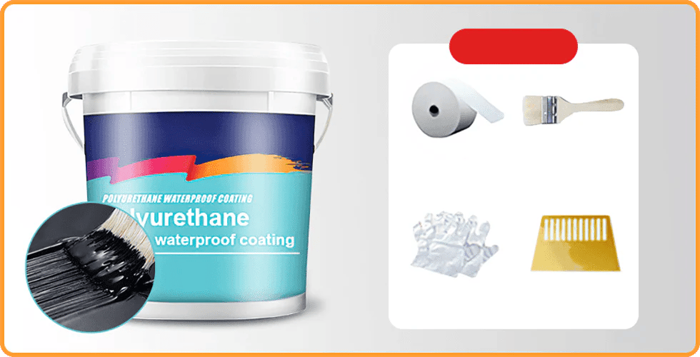 🔰Polyurethane Waterproofing and leak repair Eco-friendly coating