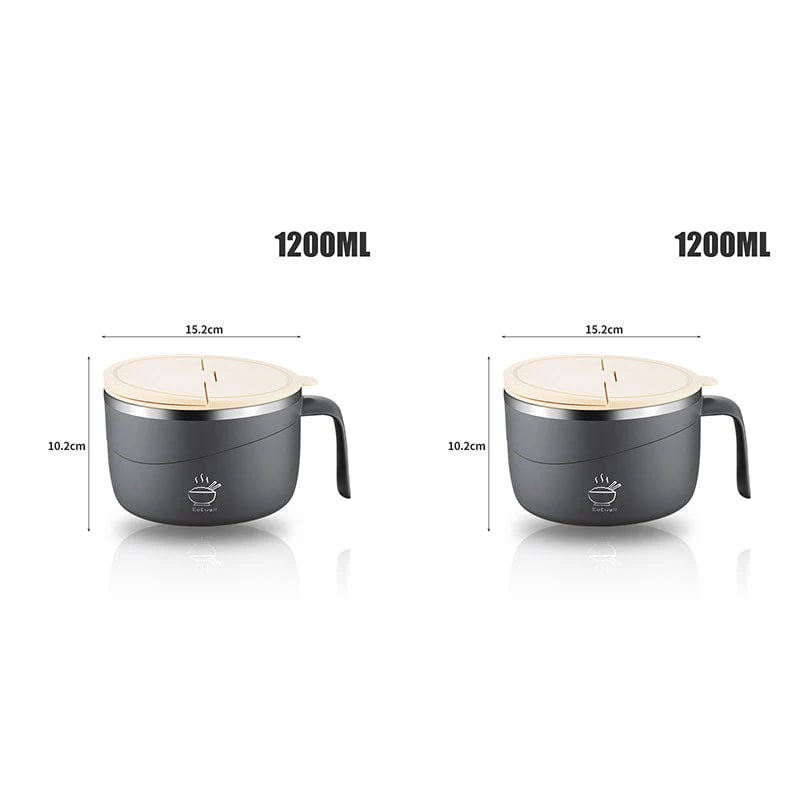 🔥Limited Time Promotion 50% OFF🔥304 Stainless Steel Insulated Ramen Bowl
