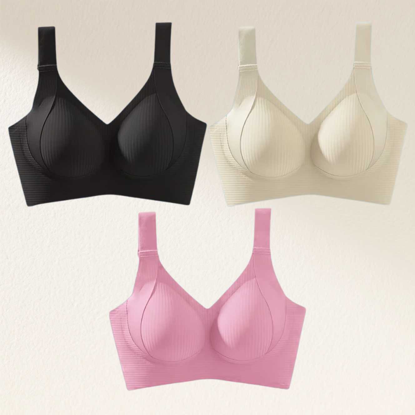 🎁Clearance Sale Buy 1 Get 3 Packs🔥 Super firming bra | Wire-free bra 👍 No more sagging breasts (3-Pack Value Set)
