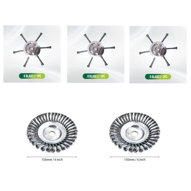 🔥Buy More Save More String🌿Trimmer Replacement Head,Steel Wire Grass Cutting Head