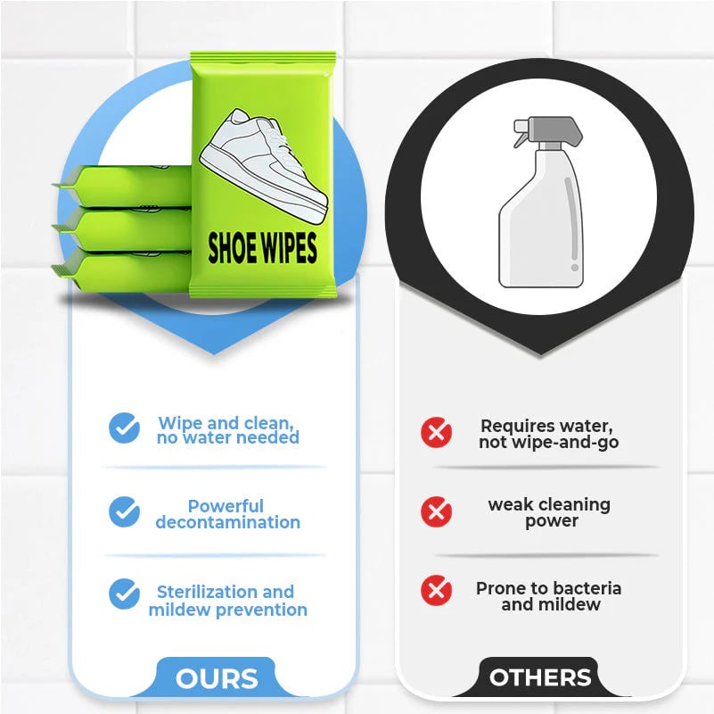 💖HOT SALE 50% OFF💖Quick-Clean Shoe Wipes