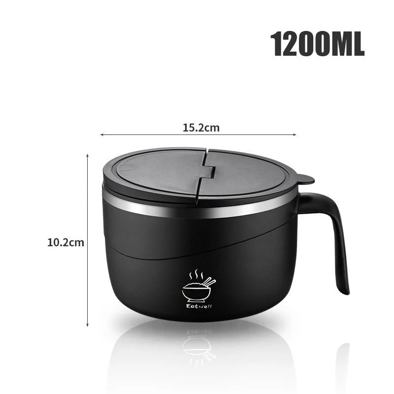 🔥Limited Time Promotion 50% OFF🔥304 Stainless Steel Insulated Ramen Bowl