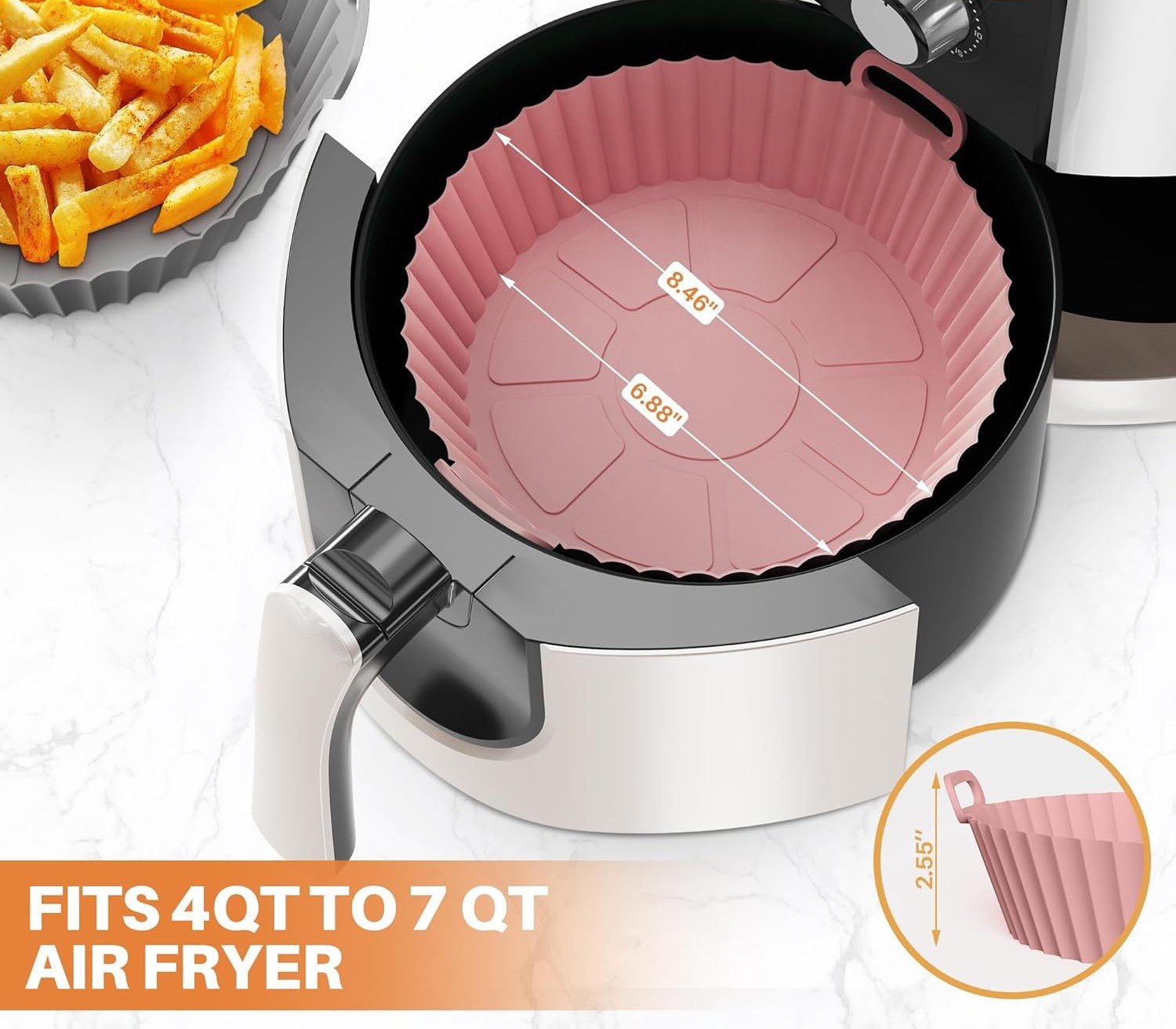 🔥Air Fryer Silicone Baking Tray🍟