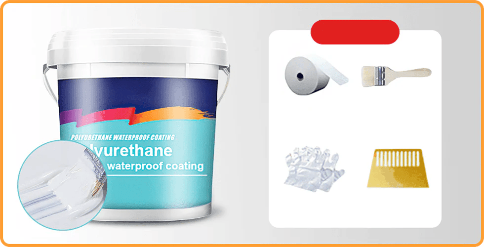 🔰Polyurethane Waterproofing and leak repair Eco-friendly coating