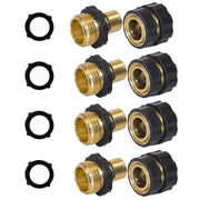 💧3/4 Inch Garden Hose Quick Connector 4 Sets/bag