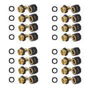 💧3/4 Inch Garden Hose Quick Connector 4 Sets/bag