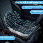 🎁Limited sale 50% discount🎁【Ergonomic design】Non-Slip Memory Foam Seat 💕For the most comfortable driving💕