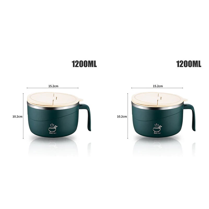 🔥Limited Time Promotion 50% OFF🔥304 Stainless Steel Insulated Ramen Bowl