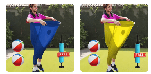 🎅Xmas Sales - 50% OFF🎄Granny Pants Toss Lawn Game Kit
