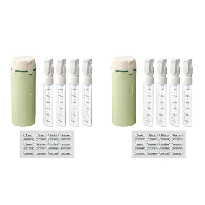 4-in-1 Leakproof Rotatable Travel Dispenser Set