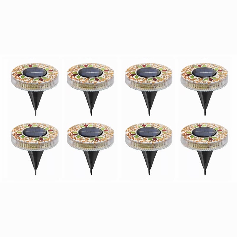 Mosaic Solar Disk Lights