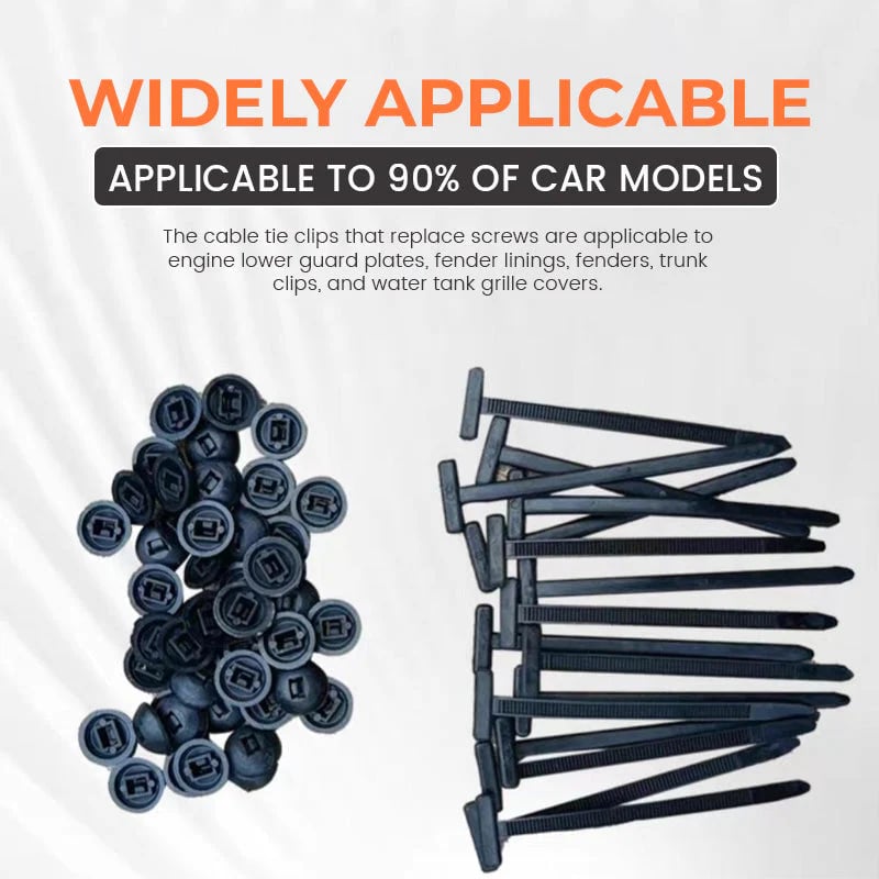 🚗 Instant Car Fix - 🔧 Nylon Universal Cable Tie Buckle - For Quick, Secure Vehicle Part Fastening!