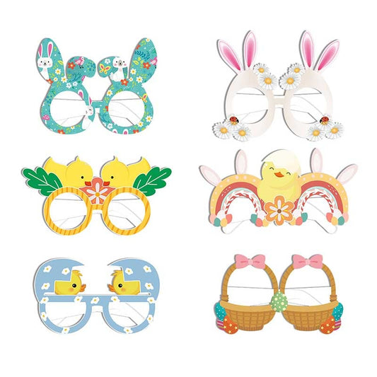 Easter Themed Paper Glasses