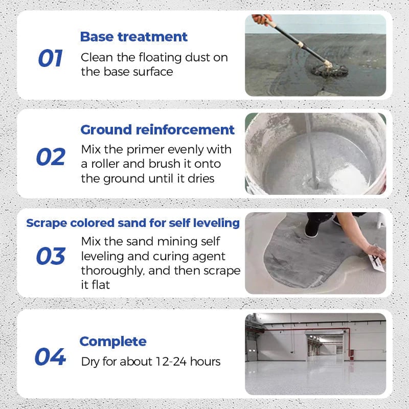 🔥HOT SALE🔥High-Gloss Marble Effect Epoxy Floor Coating