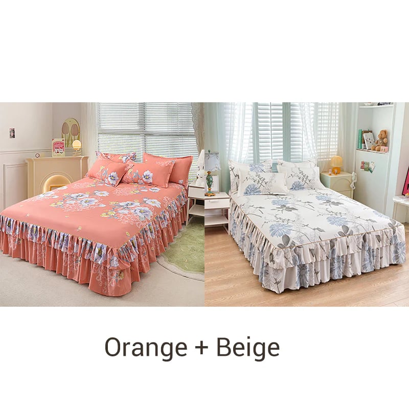 ⏳Limited-time 50% off⏰3-Piece Ruffled Bed Skirt Set🛏️
