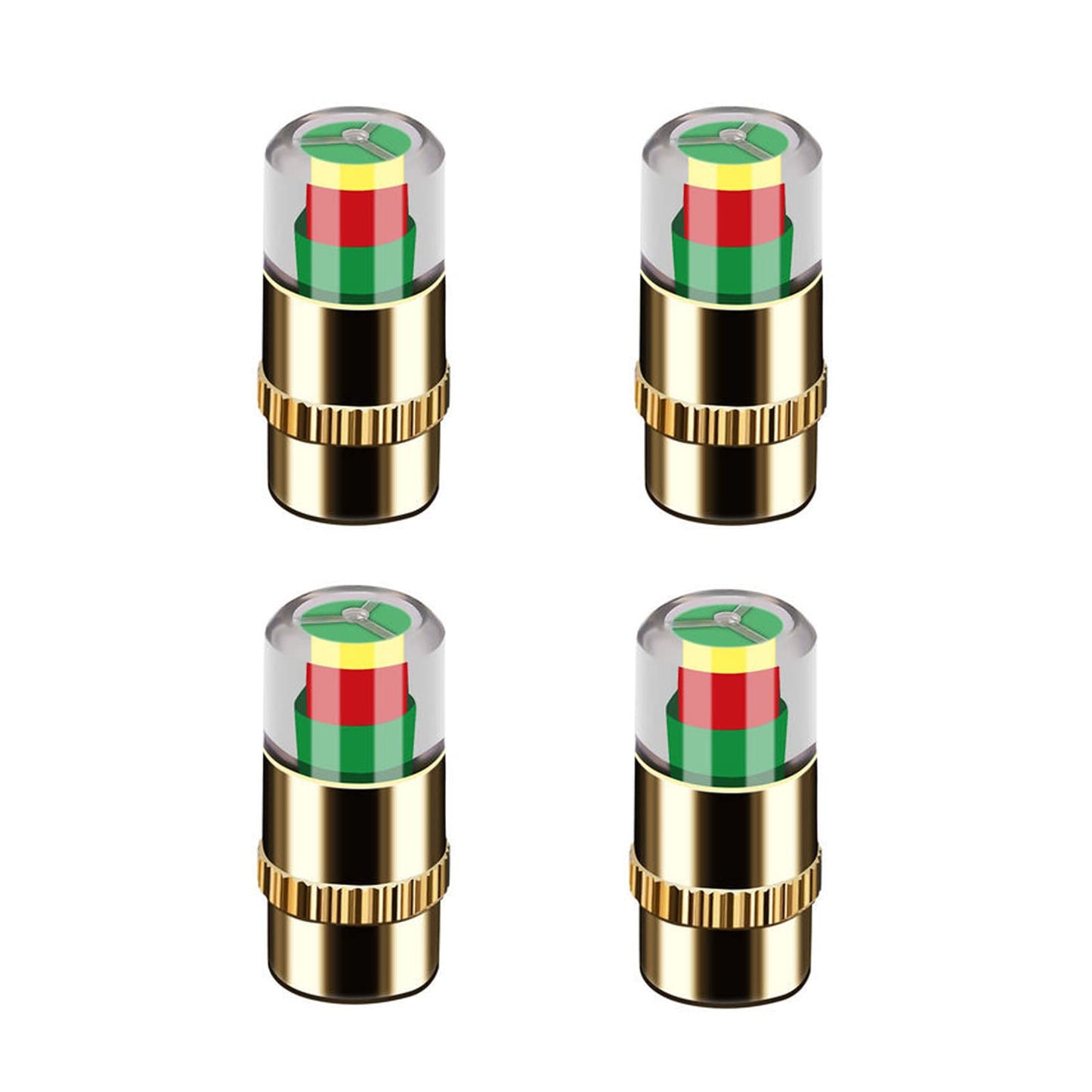 🔥 4Pcs Car Tire Pressure Monitor Valve Stem Caps