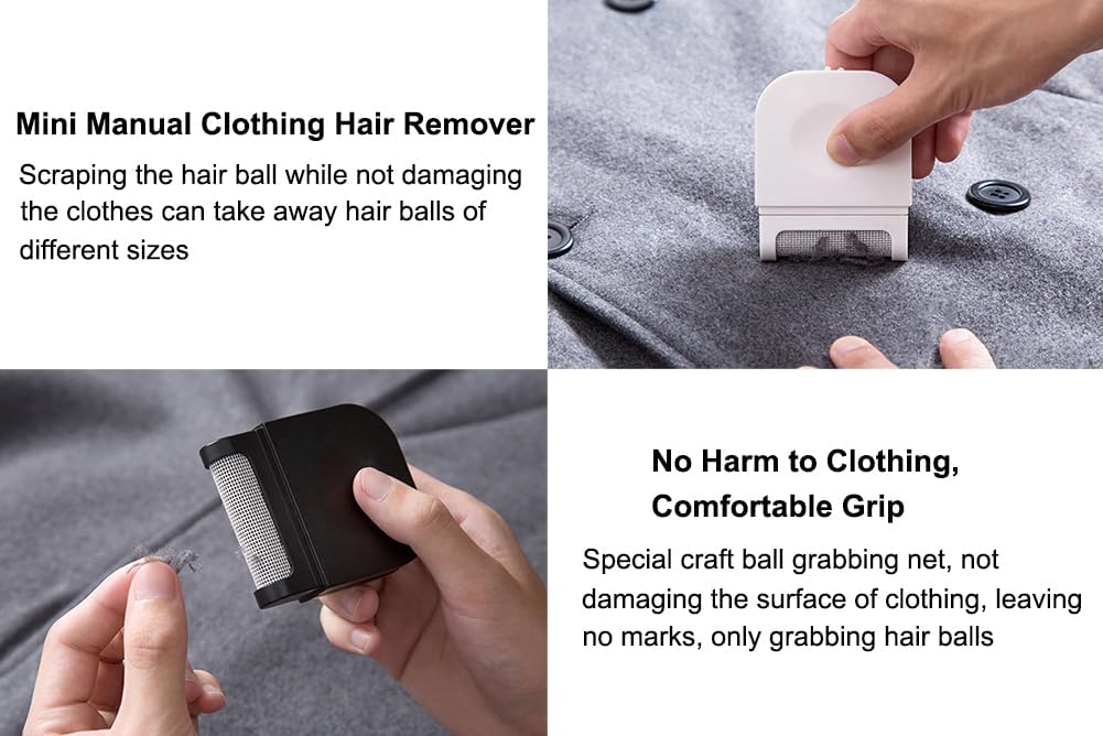 🏆Hot Selling⚡Creative Double-headed Lint Remover Manual Pilling Shaver Portable Sweater Pilling Shaver for Coats