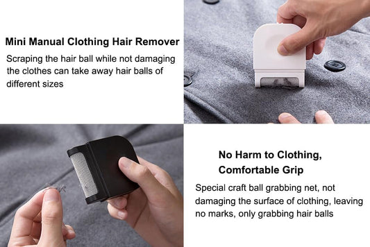 🏆Hot Selling⚡Creative Double-headed Lint Remover Manual Pilling Shaver Portable Sweater Pilling Shaver for Coats