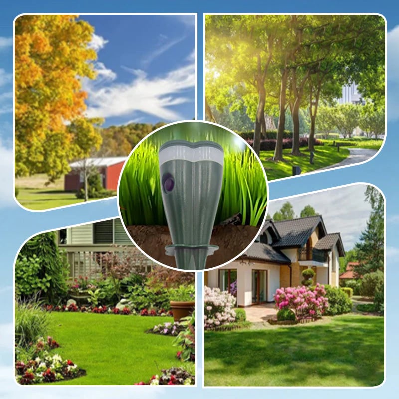 🌸Spring Sale 50% OFF🌸 Solar Powered Waterproof Screw Mole Repellent