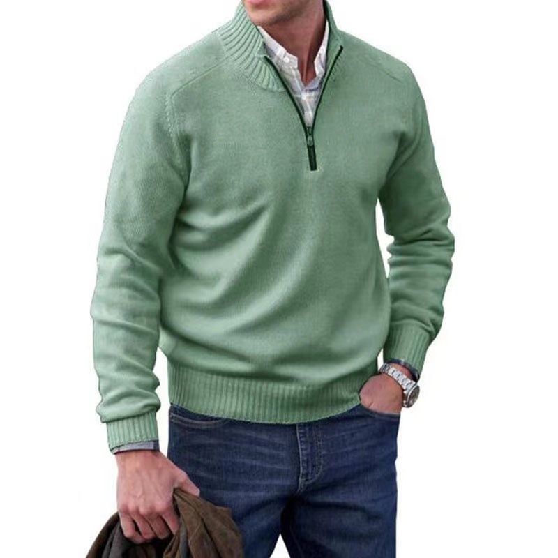 Men's Zipper Basic Sweater