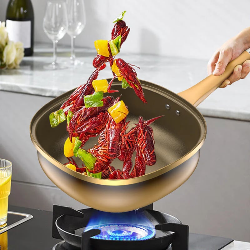 ⏳Time-limited Special⏰12in Titanium Alloy Non-Stick Pot with Lid
