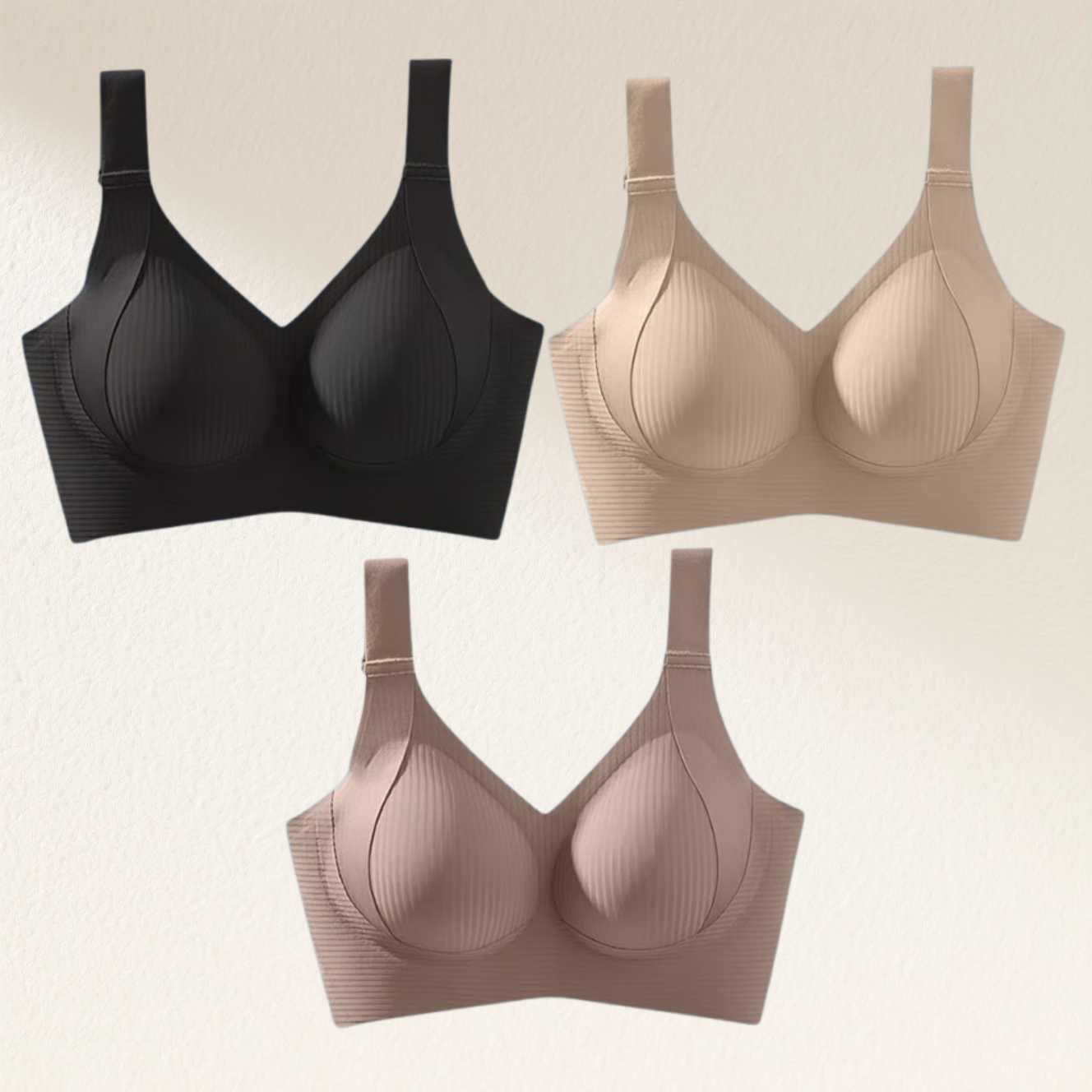 🎁Clearance Sale Buy 1 Get 3 Packs🔥 Super firming bra | Wire-free bra 👍 No more sagging breasts (3-Pack Value Set)