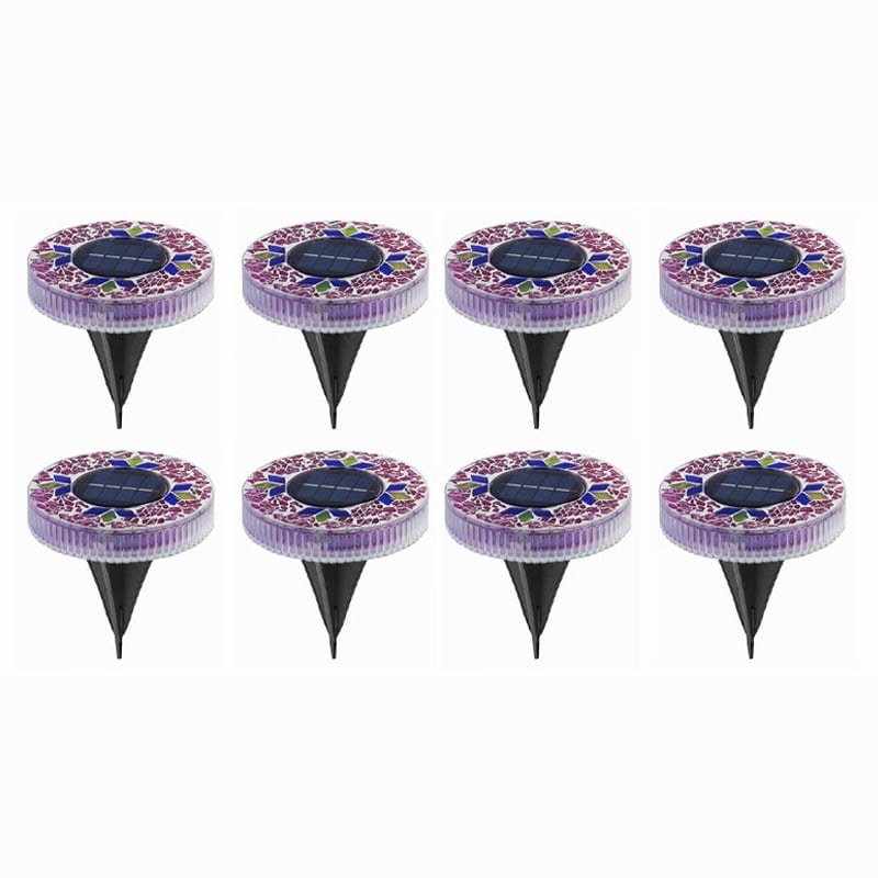 Mosaic Solar Disk Lights