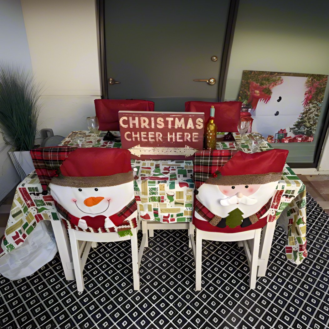 💥Christmas Themed Chair Cover
