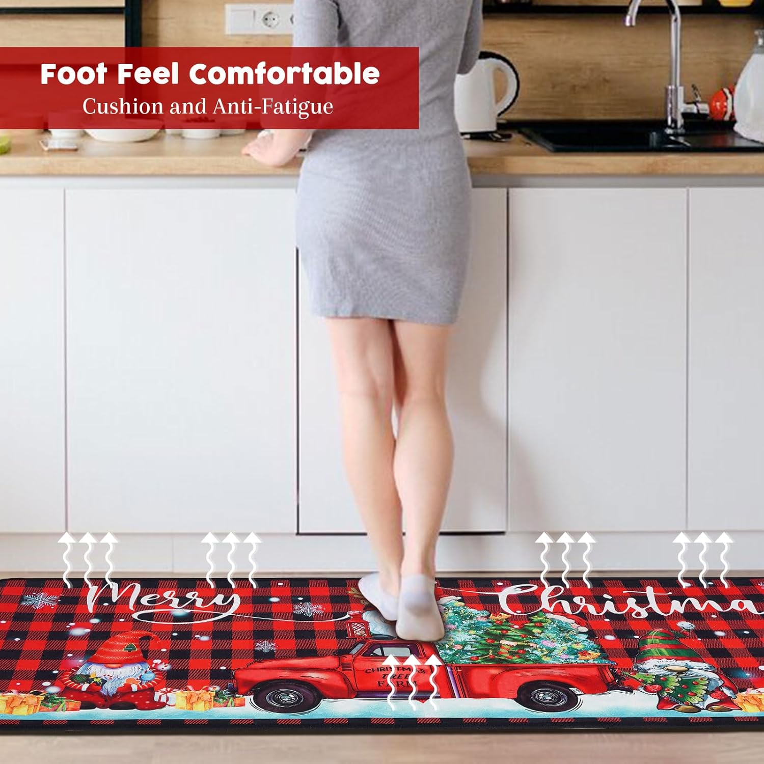 🔥 Christmas Themed Kitchen Mat