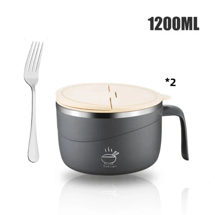 🔥Limited Time Promotion 50% OFF🔥304 Stainless Steel Insulated Ramen Bowl