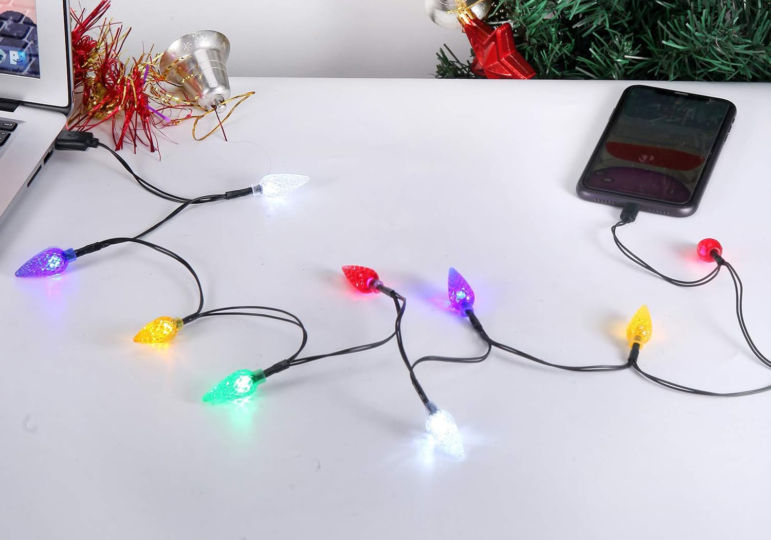 🔥USB Christmas Light Phone Charger Cable