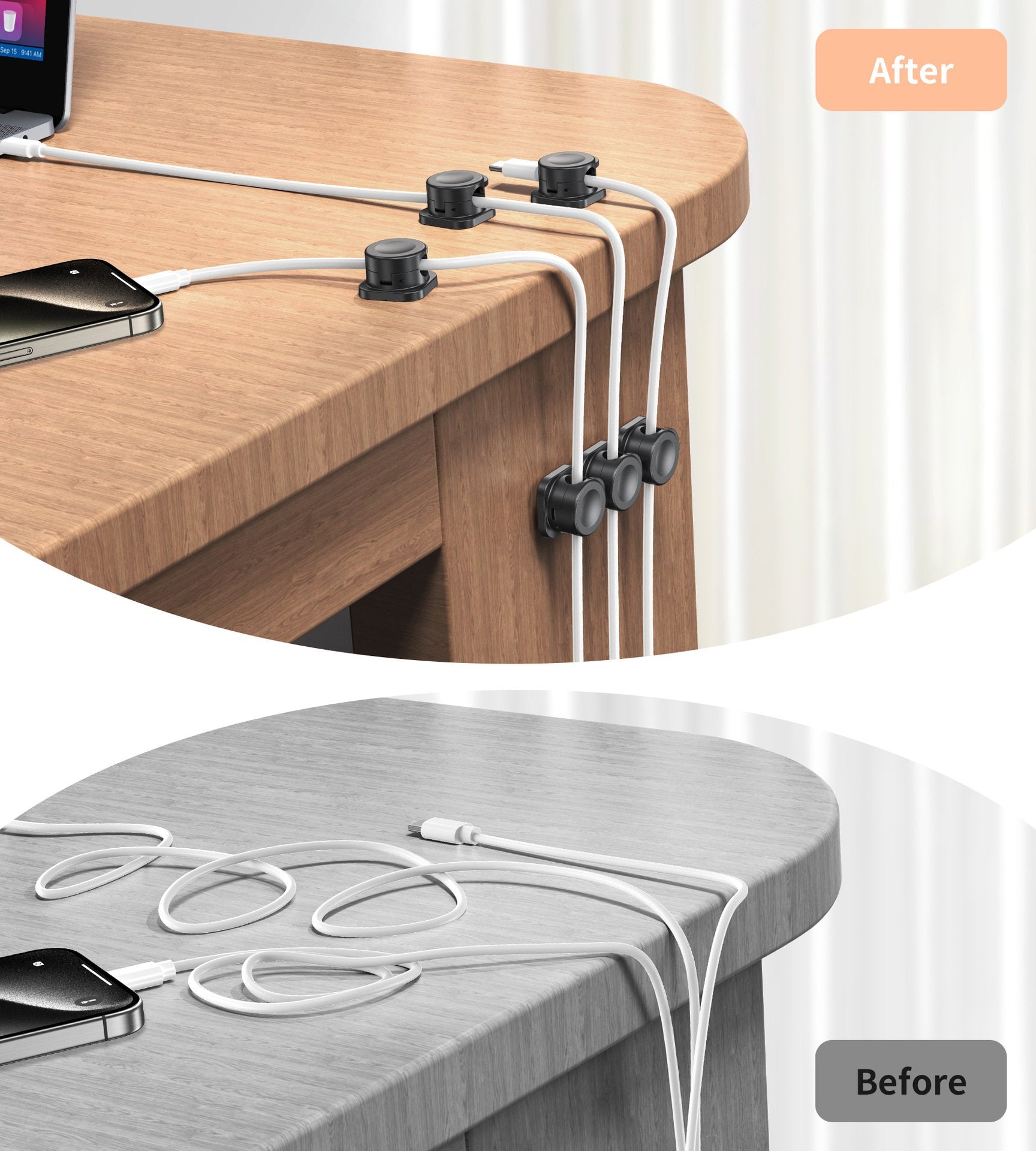 Magnetic Cable Clips