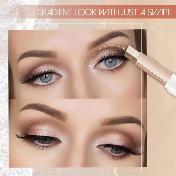 6Pcs Two Color Eyeshadow Stick Set
